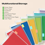 Caydo 36 Pieces Paper Storage for 8.5 × 11 papers with 48 Sticky Index Tabs - Image 6