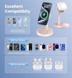 Magnetic Wireless Charger, 2-Pack 25W Fast Mag-Safe Stand for iPhone 17-12 - Image 5