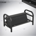 VIVO Black 16-Bay Laptop Open Charging Station, Stand-LAPC3 - Image 3