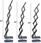 brochure display stand&Foldable Magazine Rack with 5 Pockets for Exhibition and Trade Show (67'X9.5'X14.5') - Image 4