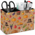 desk organizers and accessories Turkey Chili Peppers Mushrooms Eggplant Cowboy Hat Stackable Sturdy Pouch,Home with Multi Size by Unknown