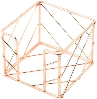 3Pcs Gold Rose Gold Metal Memo Holder Desk Organizer for Sticky Notes & Pens by Unknown