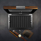 Pen Display Case - Ebony Wood Storage Box with Glass Window, Holds 20 Fountain Pens, Luxury Pen Organizer for Collectors - Image 6