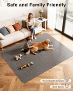 Blvornl Ultra Large Office Chair Mat for Hardwood Floor, Rolling Chair Mat for Hard Wood, Large Anti-Slip Hard Floor Protector, Heavy Duty Computer Desk Rug for Office and Home 47.2"*60" Brown - Image 6