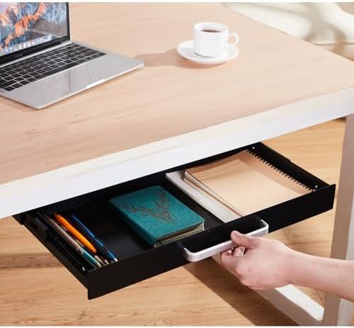 Under Desk Drawer Organizer 21", Large Desk Pencil Storage Drawer - Image 2