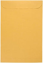 JAM PAPER 10 x 15 Open End Catalog Envelopes with Peel and Seal Closure - Brown Kraft Manila - Bulk 500/Box - Image 3