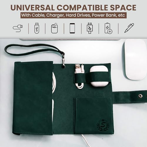 Personalized Pouch for Chargers and Cords | Personalized organizer pouch - Image 2