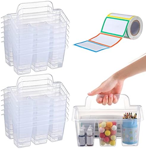 Maitys 12 Pcs Classroom Caddy Organizer with Handle, 4 Compartment by Maitys