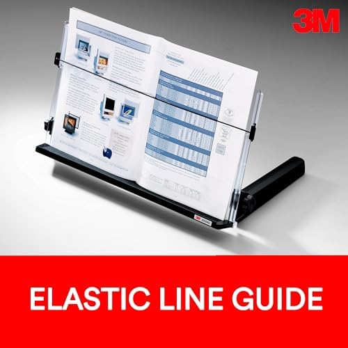 3M Adjustable in-Line Document Holder, Black, DH640, 1 Pack/Case - Image 4