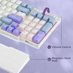 RK ROYAL KLUDGE RK96 RGB Wireless Mechanical Gaming Keyboard w/Wrist Rest - Image 5