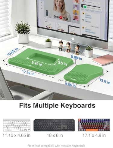 Ergonomic Wrist Rest with Keyboard Stand and Mouse Pad for Easy Typing - Image 5