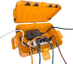 Flemoon Large Outdoor Electrical Box, IP54 Waterproof Extension Cord Cover by FLEMOON