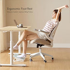 EUREKA ERGONOMIC Foot Rest Tilt Adjustable Metal Frame Light Blue - Image 3