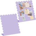Gueevin 2 Pcs Magnet Board Magnetic Display Stand for Table, Purple, Small by Gueevin