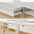 Fenge Monitor Stand with Acrylic Display Drawer for Figures & Collectibles - Image 5
