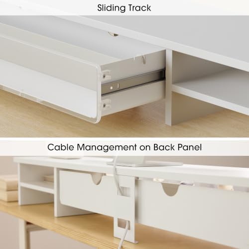 Fenge Monitor Stand with Acrylic Display Drawer for Figures & Collectibles - Image 5