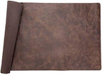 Venito Premium Leather Desk Pad Mat (36 X 19 inch) - Large Desk Mat for Keyboard and Mouse Home Office Accessories (Coffee Brown) - Image 4