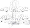 Eersida 120 Slot Acrylic Pen Holder Pen Clear Pencil Holder Display Stand Marker Organizer Acrylic Desktop Organizer the Hole Diameter Is 0.5 Inch for Art Supply Makeup Brushes Storage Craft Shows by Eersida