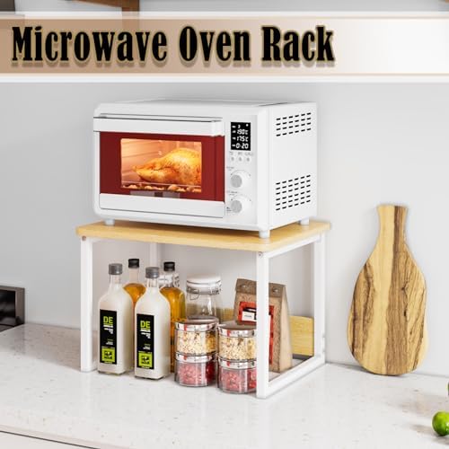 MARTY Countertop Organizer,17.1"x12.4", Cabinet Organizer Microwave Stand - Image 4