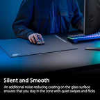 ASUS ROG Moonstone Ace L Glass Gaming Mouse Pad, 19.7” x 15.7” - Black - Image 5