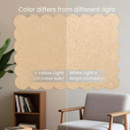 Scalloped Bulletin Board 40x30 inches, Decorative Felt Pin Board for Wall - Image 4