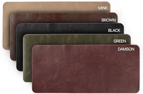 Londo Top Grain Leather Extended Mouse Pad – Large Desk Mat for Office & Gaming, Smooth Writing Surface, Non-Slip Base, Durable & Stylish Workspace Accessory - Image 4