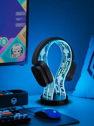 CoolGift Mart Light Up Headphone Stand, Gifts for Gamers - Image 2