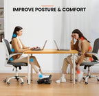 ErGear Under Desk Footrest, Adjustable Foot Rest with 3 Height Settings and 30-Degree Angle, Ergonomic Desk Foot Rest with Massage Texture, Foot and Leg Rest for Home & Office (Pack of 2) - Image 3