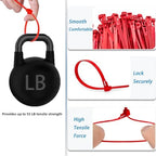 250 Pack 12 Inch Heavy Duty Reusable Zip Ties Red ?UV Resistant, 55 LBS Tensile Strength, Weatherproof Cable Ties for Outdoor, Industrial, and Harsh Environments - Image 3