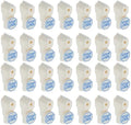 DTGN 200Pcs 4mm Magnetic Peg Hook Locks ABS Plastic, White by DTGN