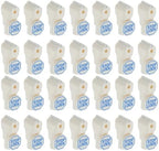 DTGN 200Pcs 4mm Magnetic Peg Hook Locks ABS Plastic, White by DTGN