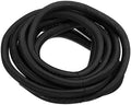 MECCANIXITY Split Sleeve Wire Loom Braided Sleeve 1" 25Ft Black by MECCANIXITY
