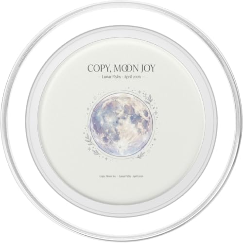 Copy Moon Joy Celestial Aesthetic Full Moon Botanical 3 PopSockets PopGrip for MagSafe - Image 2