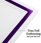 Signature Specialty Certificates, Purple Bold Foil Border, 50 Sheets - Image 2
