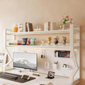 Metal Desk Storage Shelf，Desk Shelf Organizer with Pegboard & Accessories by Yidlkecqey