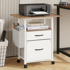 GYIIYUO 2 Drawer File Cabinet 24''W, Mobile Filing Cabinet, Printer Stand - Image 6