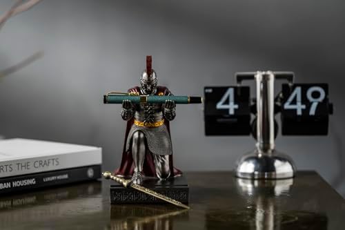 Roman Praetorian Prefect Warrior Knight Pen Holder Desk Ornament Iron - Image 4