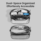 tomtoc Electronic Organizer Travel Case Performance, Dual Compartment Bag - Image 5