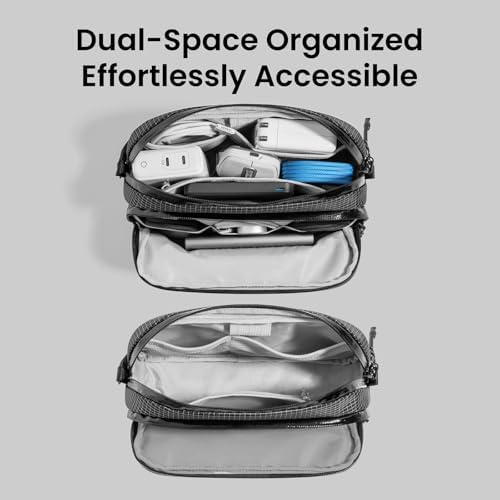 tomtoc Electronic Organizer Travel Case Performance, Dual Compartment Bag - Image 5
