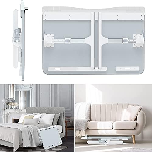 KLEAR Laptop Bed Tray Desk with Adjustable Height & Angle, No Drawer, Grey - Image 6