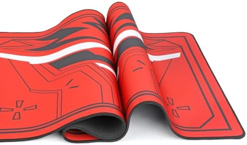 Mouse pad - Evangelion Unit-02 Inspired Dynamic Mecha Design, Large 35.4"x15.7" Anime Sci-Fi Gaming Mat - Image 6