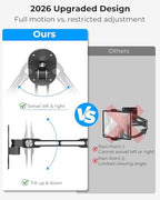 iPad Wall Mount Holder, Heavy Duty Aluminum Tablet Wall Mount, Full Motion - Image 2