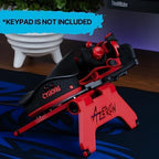 Azeron 3D Printed Adjustable Magnetic Stand - Compatible with Cyborg, Cyborg II, and Classic Models (Red) - Image 3