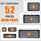 [UPGRADED 6 SIZE & 52 PCS] Tool Drawer Organizer Tray, Tool Box Organizer, Garage Organization, Non- Slip Tool Storage Dividers for Garage Workbench Tool Chest - Image 2
