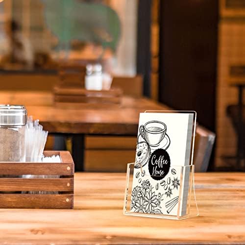 HIIMIEI Brochure Holder 4 x 6 inches, Acrylic Flyer Holder with 6 Pack - Image 4