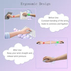 Cloud Mouse Pad and Keyboard Wrist Rest 4PCS Extended Large Desk Mat Pad Set Memory Foam Non-Slip Ergonomic Gaming Mouse Pad Wrist Support for Computer Laptop Home Office Cute Pink Blue Sky - Image 6