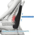 Lumbar Support Pillow, Memory Foam Back Support for Office Chair - Image 4