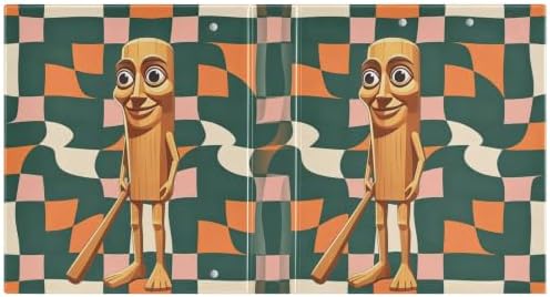 ALAZA Brainrot Tung Tung Tung Sahur (16) 3 Ring Binder 1.5 Inch Three Ring Office Binders w/clipboard & 3 Pockets, Hold 200 Sheets, 1 pc - Image 2