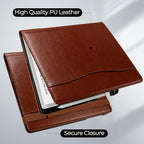 E NET-CASE Case for 11" Kindle Scribe 3rd Generation 2025, Kindle Scribe Colorsoft, Multi-Viewing Stand Cover with Auto Sleep/Wake,Pen Holder for Scribe 11" 2025 Released (Brown) - Image 6