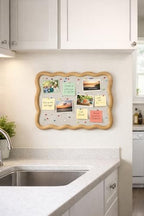 Wavy Linen Cork Memo Board, 17.7" x 23.6" - Image 3